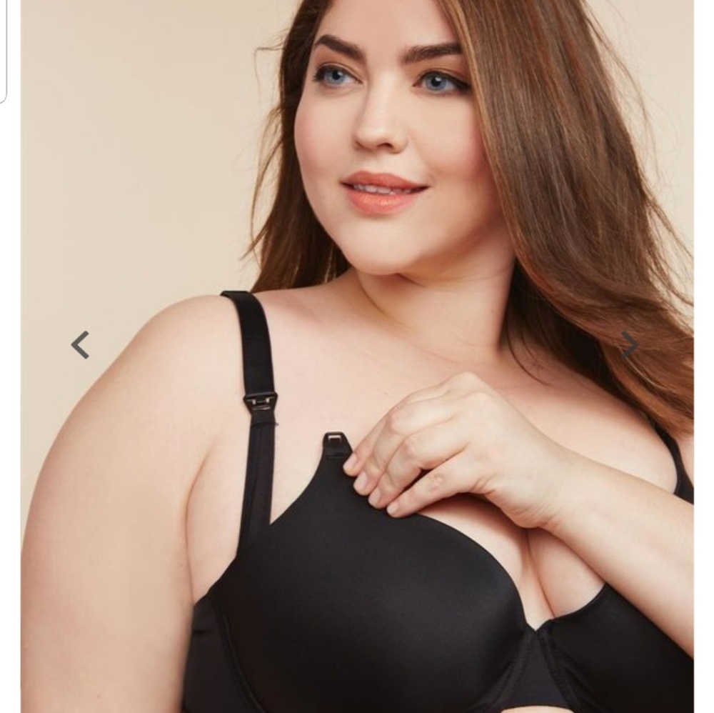 MOTHERHOOD MATERNITY BLACK 40F BRA W UNDERWIRE